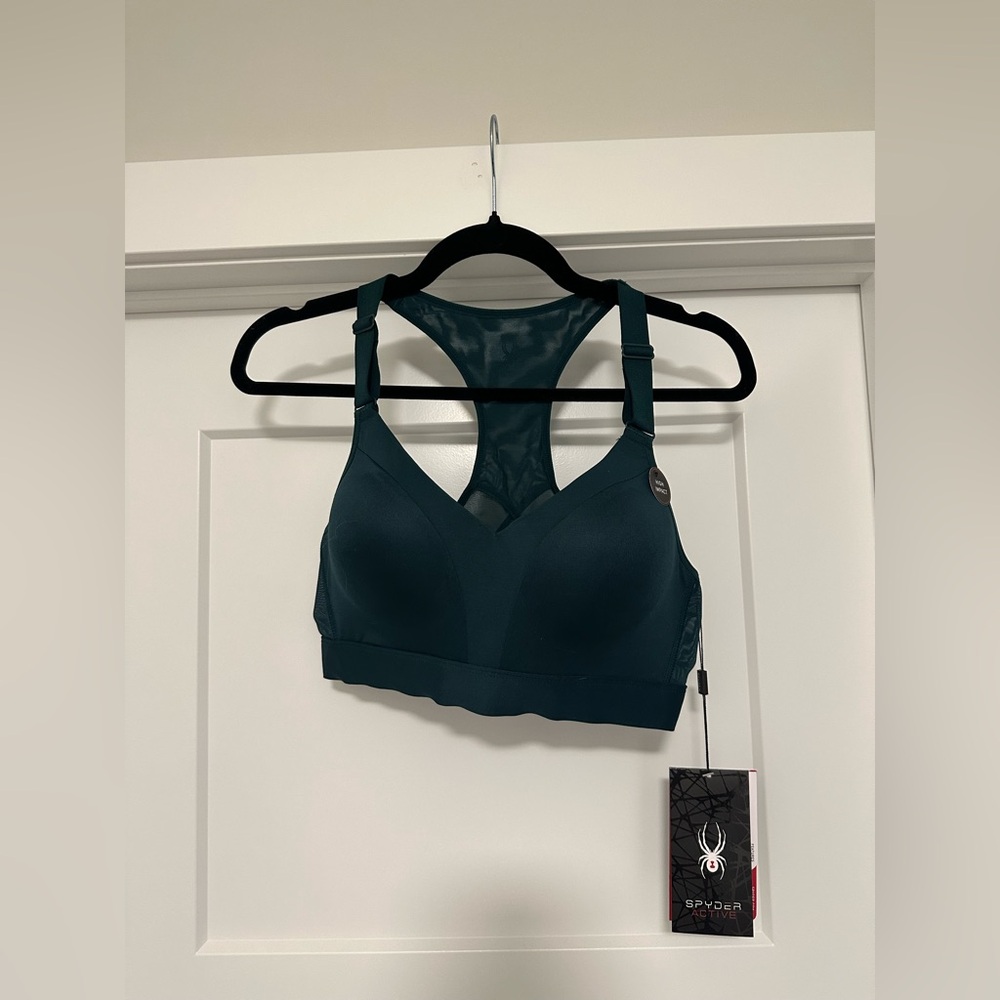 Spyder Padded Sports Bra NWT Large
